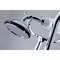 Kingston Brass CC614T1 Clawfoot Tub Faucet with Hand Shower, Polished Chrome CC614T1 - alternate 4
